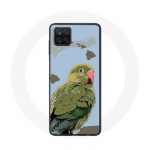 Samsung Galaxy A12 &uuml;mbris Parakeets Birds roheline