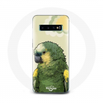 &Uuml;mbris Samsung Galaxy S10 Amazon Parrots Green jaoks
