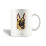 Mug en C&eacute;ramique Visage De Berger Belge Malinois De Chien