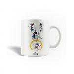 Mug en C&eacute;ramique Dragon Ball VS Pok&eacute;mon Beerus Frieza et Mewtwo