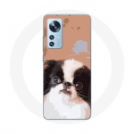 Coque pour Xiaomi Mi 12 / 12X &Eacute;pagneul japonais Noir et Blanc Race de chiens
