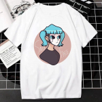 M&auml;ng Sally N&auml;omask T-s&auml;rk Unikaalne gooti stiilis l&uuml;hikeste varrukatega T-s&auml;rk Mood Hip-hop T&auml;navar&otilde;ivad Naiste Unisex &uuml;lisuur T-s&auml;rk Camisetas 4XL