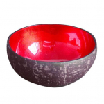 Toidukonteiner Kompaktne vastupidav kookosp&auml;hkli koorega vanaaegne kulumisvastane maalitud kausid Restoran punane