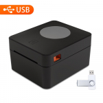 Desktop Thermal Label Printer for 4x6   Shipping Package Label Printing All in One Label Maker W-UK-1 valge