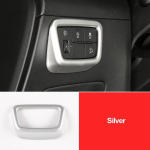 For Hyundai Tucson NX4  2022 2023 Hybrid N Line ABS Carbon Fiber Car Headlight Adjustment button Trim Cover Accessories h&otilde;be