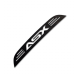 1 x s&uuml;sinikkiust vin&uuml;&uuml;list k&otilde;rgele paigaldatud auto tagumise piduritule kleebise kleebis ASX 2011 2012 2013 2014 2015 jaoks valge