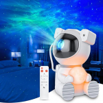 Astronauti valgusprojektor, Galaxy projektor magamistuppa, T&auml;heprojektor Kuu lambiga, LED Nebula &ouml;&ouml;valgusti lastele, ruumi sisustus, pidu, kingitus
