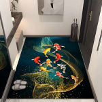 Moodne libisemisvastane uks, v&auml;ike matt vaip, vann, k&ouml;&ouml;giaed kodu sisekujunduseks 100*120CM