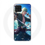 Coque Maniacase pour Samsung Galaxy A22 4G One Piece Roronoa Zoro ep&eacute;e manga anime