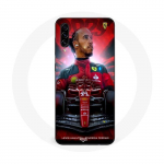 Coque Maniacase pour Samsung Galaxy A50 Lewis Hamilton Ferrari officiel