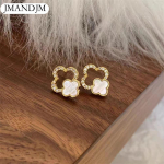 Uued neljalehelised ristikk&otilde;rvar&otilde;ngad, ni&scaron;&scaron;kujundus Senior Sense of Commuter Mood Mitmek&uuml;lgse temperamendiga naiste k&otilde;rvar&otilde;ngad valge