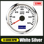 52mm Osuti Tahhomeeter 4000 P/min Tahhomeeter M&otilde;&otilde;dik Punase Taustvalgustusega Auto Paadi Jahi Haagissuvila jaoks 9 -30v