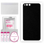 apgo Protective Skin Sticker for the back compatible with Xiaomi Mi Note 3, Wrap Film, Foil, Vinyl - Pattern Matte Black
