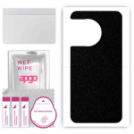 apgo Protective Skin Sticker for the back compatible with OnePlus Ace 2 Pro, Wrap Film, Foil, Vinyl - Pattern Matte Black