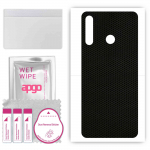 apgo Protective Skin Sticker for the back compatible with Tecno Camon 12 Air, Wrap Film, Foil, Vinyl - Pattern Matrix