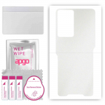 apgo Protective Skin Sticker for the back compatible with Doogee S97 Pro, Wrap Film, Foil, Vinyl - Pattern Matte Transparent