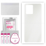 apgo Protective Skin Sticker for the back compatible with Vivo T1 5G, Wrap Film, Foil, Vinyl - Pattern Matte Transparent