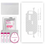 apgo kaitsev nahakleebis tagak&uuml;ljele ja k&uuml;lgedele, mis &uuml;hilduvad Steam Deckiga, Full Wrap kile, fooliumiga, vin&uuml;&uuml;liga &ndash; mustriga l&auml;bipaistev s&uuml;sinik