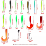 FTK 26tk kalap&uuml;&uuml;gis&ouml;&ouml;da komplekt, karpkalap&uuml;&uuml;gi s&ouml;&ouml;dakomplekt (koos konksudega) Pehmest plastist p&uuml;&uuml;gis&ouml;&ouml;t karpkalap&uuml;&uuml;giks crappie, bassi, forelli ja minnows jaoks. 26pcs