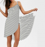 Naiste Lady Bikiinid Cover Up Sarong Beachi pikk kleit ujumisriided ujumistrikoo XXXXXL valge