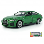 1/34 skaala BMW I4 M50 EV mudelautode m&auml;nguautod, survevalatud s&otilde;idukim&auml;nguasjad poistele 1/34-Size:13.5*4*6.2cm roheline
