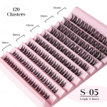 Ripsmekobarad 120 kobarat ripsmekobarad Individuaalsed mega vol&uuml;&uuml;mikad ripsmekobarad DIY ripsmepikendused pehme kohev