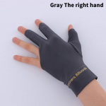 Piljardi kolme s&otilde;rmega kindad libisemisvastased snuukrikindad Piljardikii kinnas Vasak Parem Unisex kindad as the picture