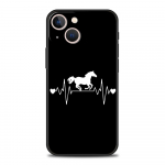 Animal Art Horse telefoni&uuml;mbris iPhone'ile Samsung Galaxy Redmi Xiaomi Oppo OnePlus Note SA 7 8 9 10 11 12 13 14 20 21 22 23 53 54 Pro Max Plus Ultra iPhone 6 or 6S