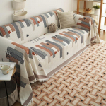 Nordic Style universaalne diivanitekk libisemisvastane katteriie T&auml;ielikult kaetud t&uuml;kid Katte diivanipadi liiv Four Seasons universaalne masinpestav 180*320cm
