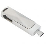 512 GB 2-in-1 OTG USB-m&auml;lupulk USB 2 USB-C-m&auml;lupulk metallist USB-m&auml;lupulk