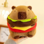 20 cm/7,87-tollise hamburgeri kujul olev pl&uuml;&uuml;sm&auml;nguasi Capibara, hamburgeri kujuline pl&uuml;&uuml;sis m&auml;nguasi, parimad p&uuml;hadekingitused