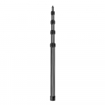 K&auml;simikrofoni noolevars, 6-osaline pikendatav mikrofonivars, s&uuml;sinikkiust noolevarras mikrofonide jaoks 5-Section