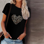 Naiste suvine T-s&auml;rk inglise keelse tr&uuml;kiga, l&uuml;hikeste varrukatega, vabaaja tr&uuml;kiga topid XS punane