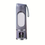 450 ml kaasaskantav mahlapress Elektriline mahlapressitops USB-taaslaetav mahlapress 12 labaga 1500 mAh &otilde;ues reisimiseks