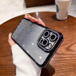 Luksuslik Diamond Gradient Glitter Plating Case iPhone 15 14 Plus 13 12 11 Pro Max XSMax jaoks Samsung S22 S23 S24 Ultra Plus jaoks iPhone 11 must
