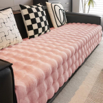 Soe roosa pl&uuml;&uuml;sis diivanir&auml;tik Pehme j&auml;nese talvepaksendatud diivanikatte riie libisemiskindel universaalne padjakate kodukaitsematt 45cm pillowcase 1 pcs