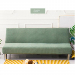 K&auml;teta kate veniv diivanvoodi kattekaitse elastne, rikkaliku tekstuuriga spandex, v&auml;ikesed ruudud žakaarkangast futon kate, masinpestav S（120&mdash;155cm）