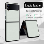 Samsung ZFlip4 vedelast nahast kukkumisvastane kaitse&uuml;mbris: &Uuml;heosaline kate Samsung Z Flip4