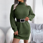 S&uuml;gistalvise n&ouml;&ouml;biga k&otilde;rge kaelusega pikkade varrukatega alus K&otilde;ik sobivad kootud kampsunkleidid SL S