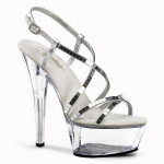Naiste Tantsukristallsandaalid Moodsad Uued 15cm Stiletokid Auto Mudel Catwalk Sandaal YKC 46