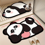 V&auml;ga imav, libisemiskindel vannimatt armsa panda disainiga - Pehme, kiiresti kuivav kobediatomiitvaip du&scaron;i, vanni ja &otilde;ues kasutamiseks 40*60cm/15.75*23.62in