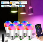 Dohome Wifi Bluetoothi ​​nutipirn Alexa Led lamp E27 RGB nutikad lambipirnid Homekit nutikad lambid Google Assisatnt Smart Life jaoks