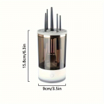 USB-pistikuga kaasaskantav elektriline meigipintsli puhasti, kummist meigipintsliga elektriline USB kiirpuhastusvahend puhastusharja kraehari valge