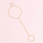 Lihtsad &otilde;hukese ketiga &uuml;hendatud s&otilde;rmek&auml;ev&otilde;rud Aksessuaarid naistele Elegantne reguleeritav ketiga k&auml;ev&otilde;ru Kingitused Uus trend