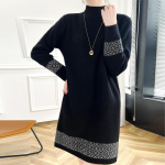 Naiste ka&scaron;miirkleit Qinghe ka&scaron;miir 30% ka&scaron;miir 70% vill s&uuml;gis-talvine ka&scaron;miir seelik pehme ja soe XL must