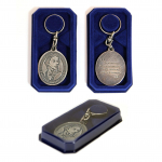 Tadeusz Kościuszko - Silver-plated key ring, purse decoration, backpack pendant by Art-Dog brand
