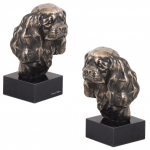Cavalier King Charles spanjel II &ndash; koerakuju, b&uuml;st kivialusel, skulptuur, koerten&auml;ituse trofee kaubam&auml;rgilt Art-Dog
