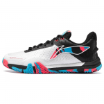 Li Ning Ground Flying SE libisemiskindlad kulumiskindlad hingavad madalad sulgpallijalatsid unisex toss Valge Must Sinine AYZS014-4 39