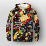 Lastele m&otilde;eldud poiste kapuuts, pikkade varrukatega vikerkaar, 3D-prindiga geomeetriline kooli maanteejalgratas, &otilde;ues, Active Basic, 3&ndash;12 aastat / s&uuml;gis / talv / kevad 120CM