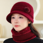 M&uuml;ts Naiste s&uuml;gis ja talv Uued mudelid eakatele termom&uuml;ts Kootud Villane karusnahast m&uuml;ts Pehme valamum&uuml;ts hat only